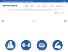 Tablet Screenshot of harborsidecrossfit.com